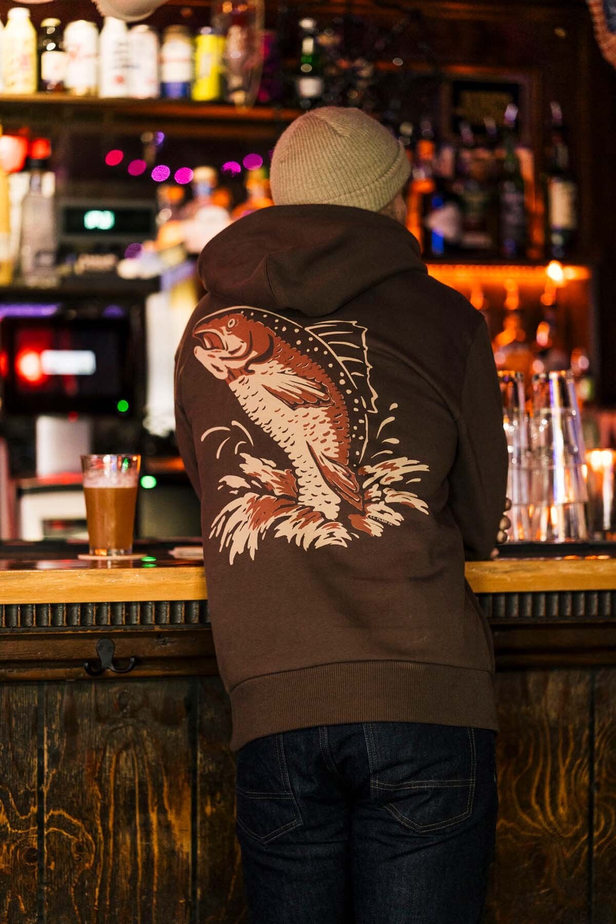 PROSPECTOR GRAPHIC HOODIE Brown / trout by Filson Man | Men | WP Store