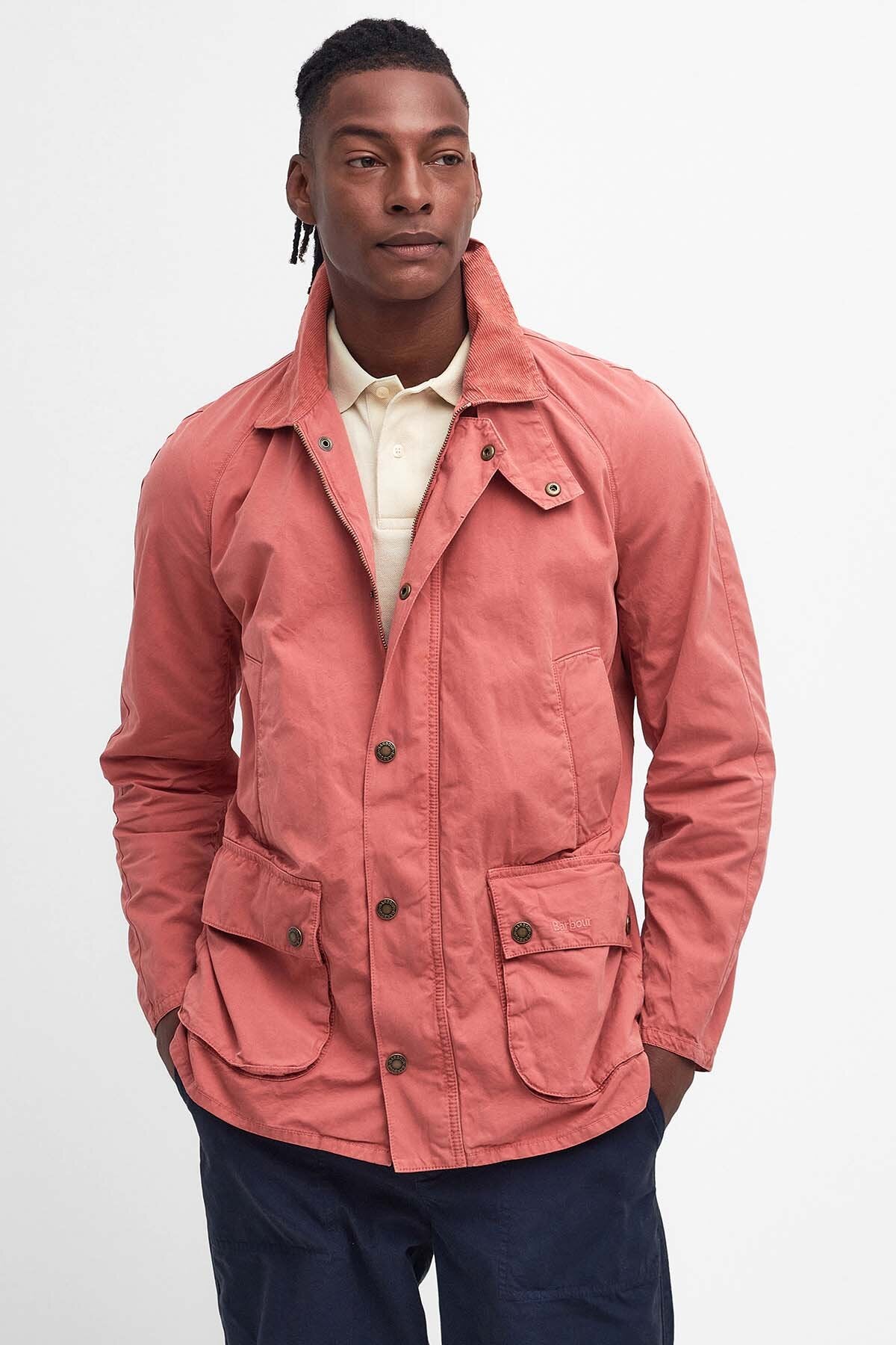 Ashby Casual Jacket Pink clay by Barbour Men WP Store