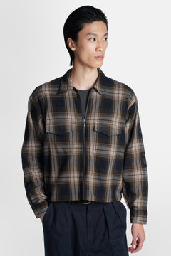 Camicia in mesh con zip
