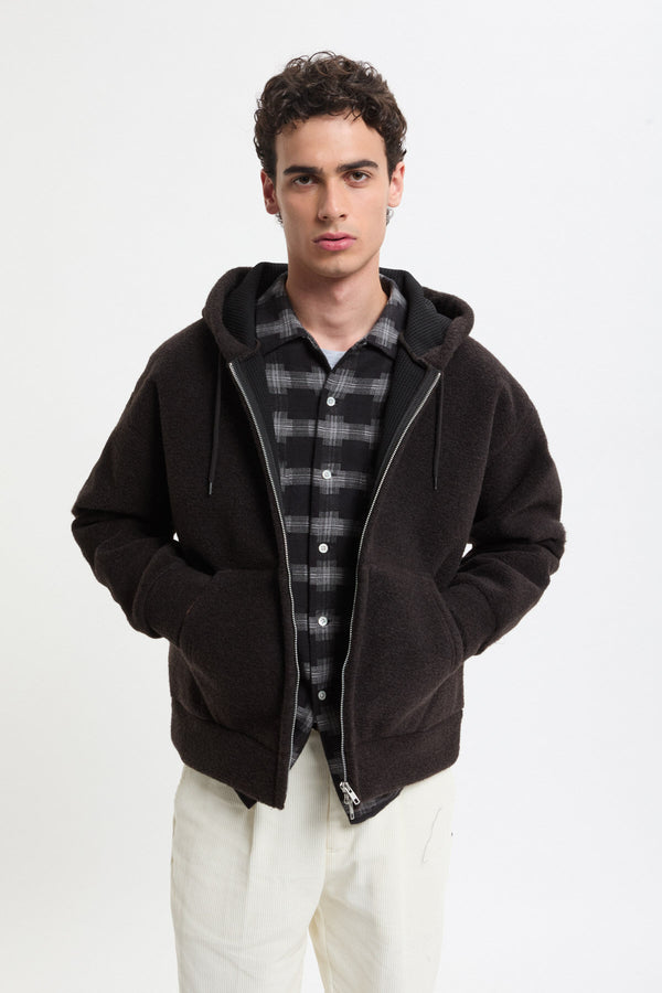 Silver Full Zip Hoody