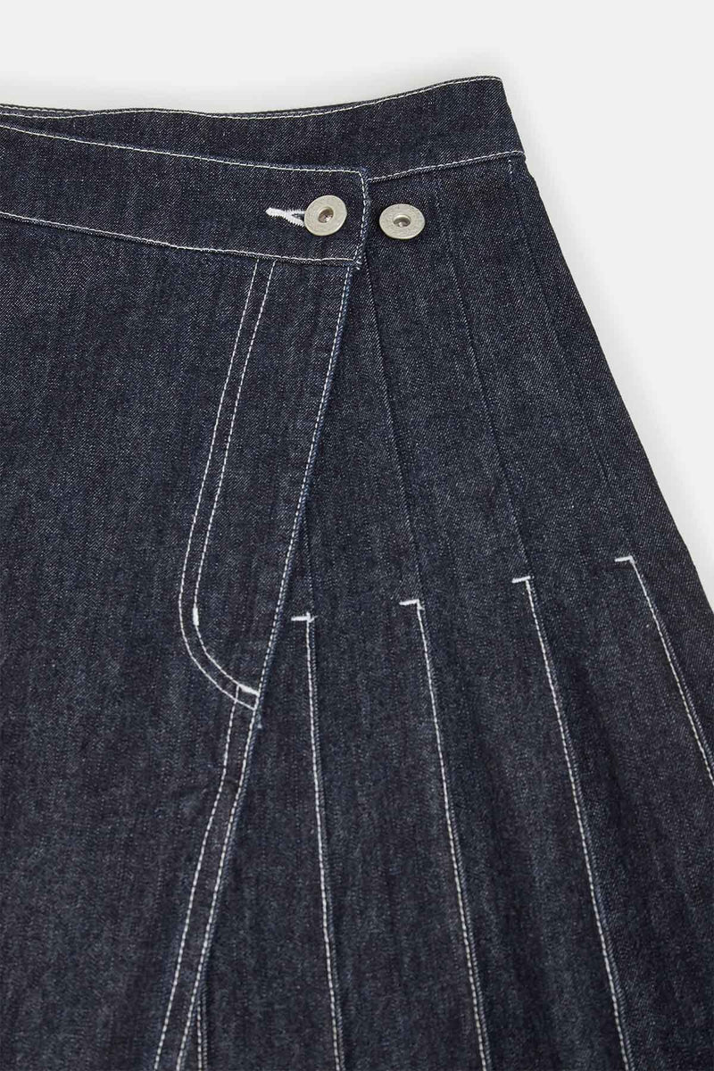 Wraped Pleated Skirt