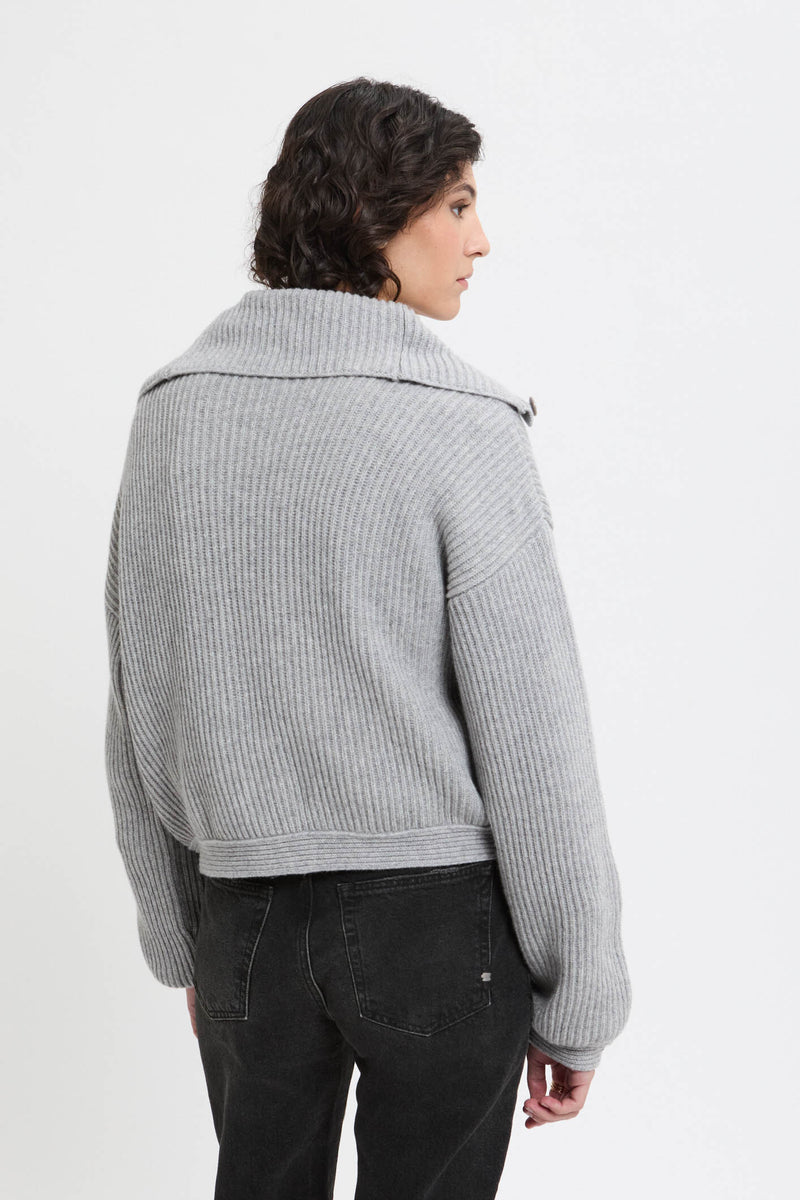 Cardigan lavorato a maglia Gina