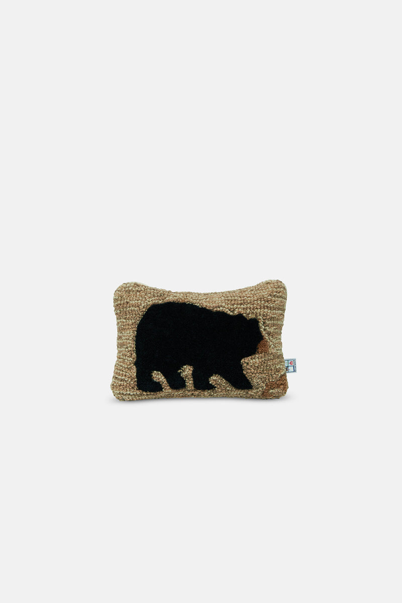 Pillow Black Bear On Tweed