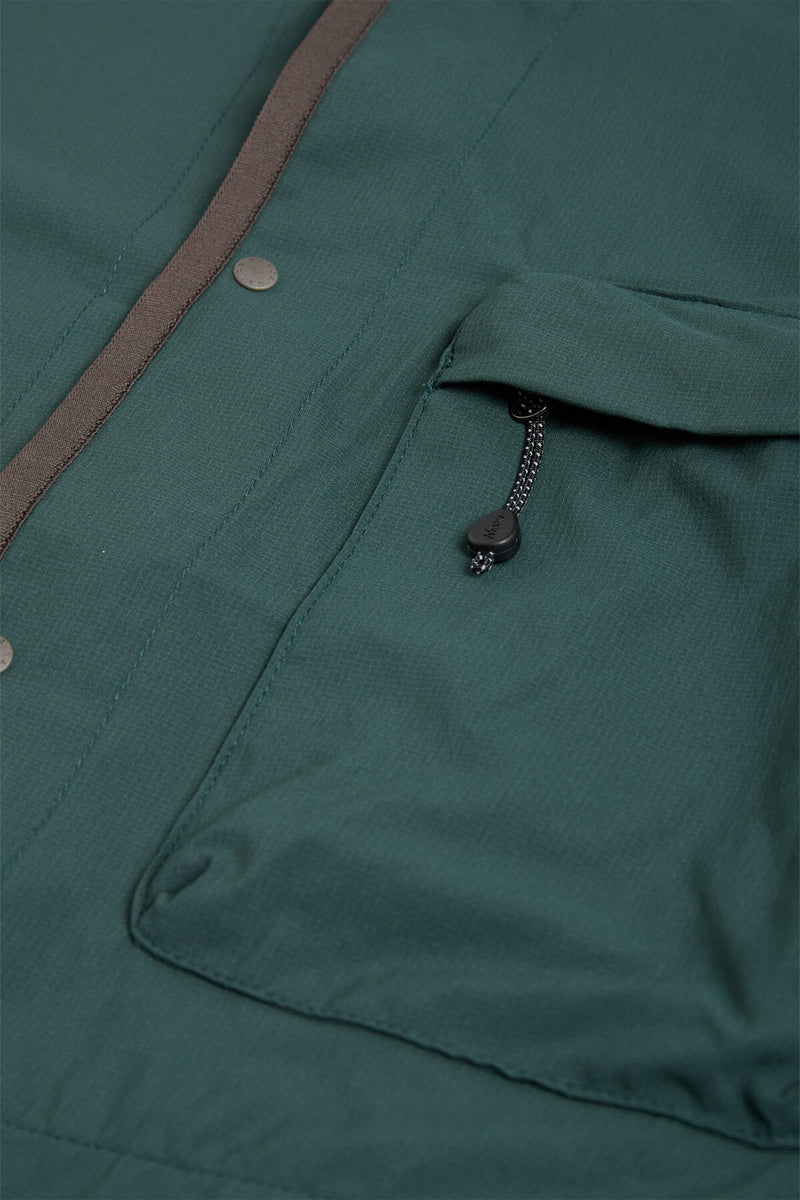 Green excursion cardigan