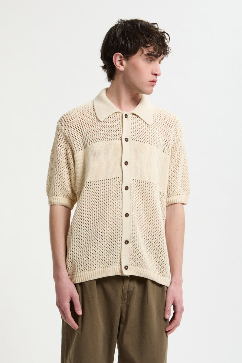 Polo a maniche corte in maglia