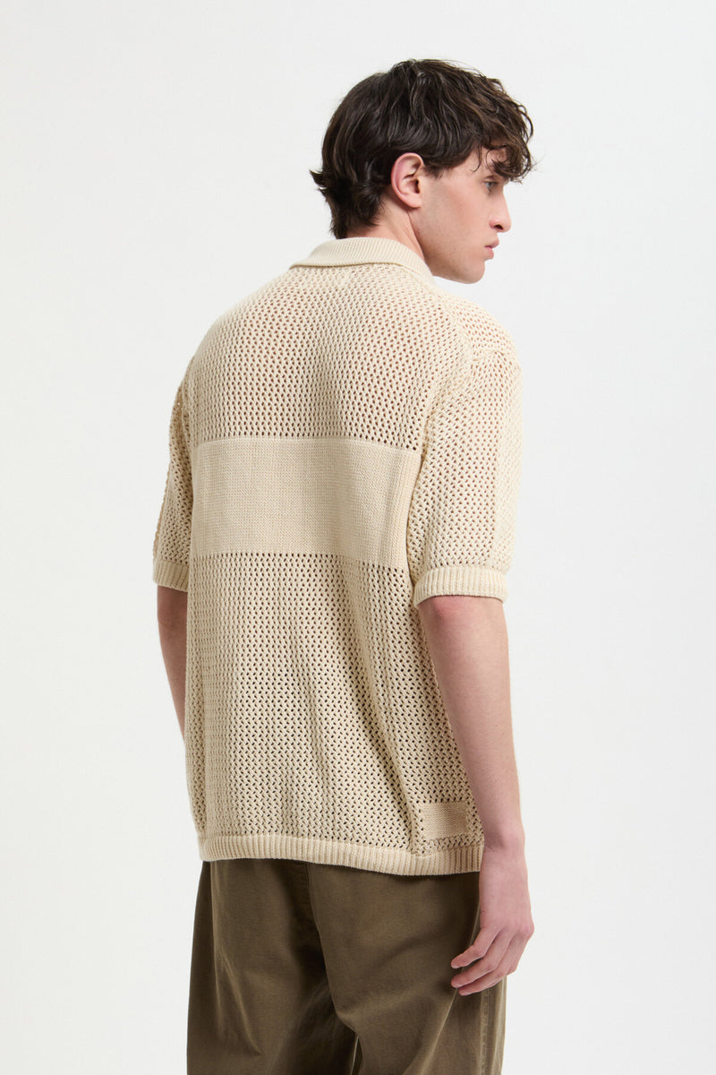 Polo a maniche corte in maglia