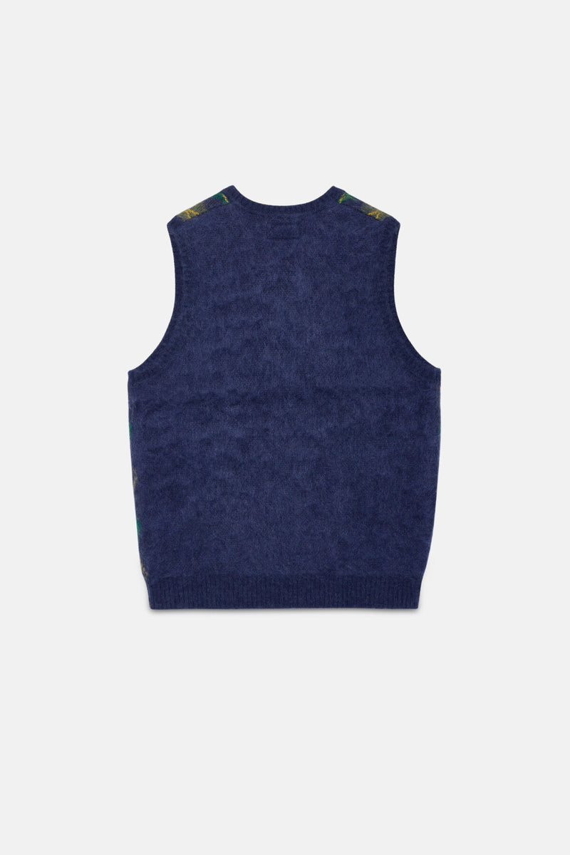 Argyle Vest Mohair