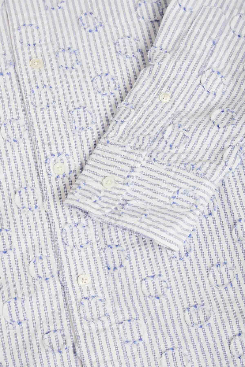 Camicia BD a vestibilità classica con motivo a pois effetto burnout