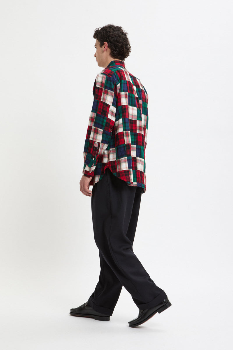 Pantaloni Relax con pieghe effetto “Laundry Wash”