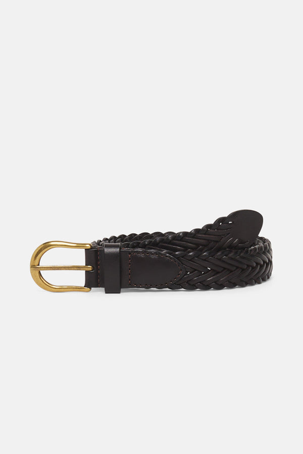 Leather Mesh Belt