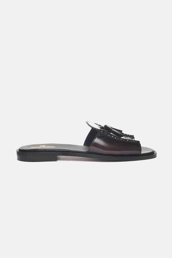 Slippers Will Slide Woman