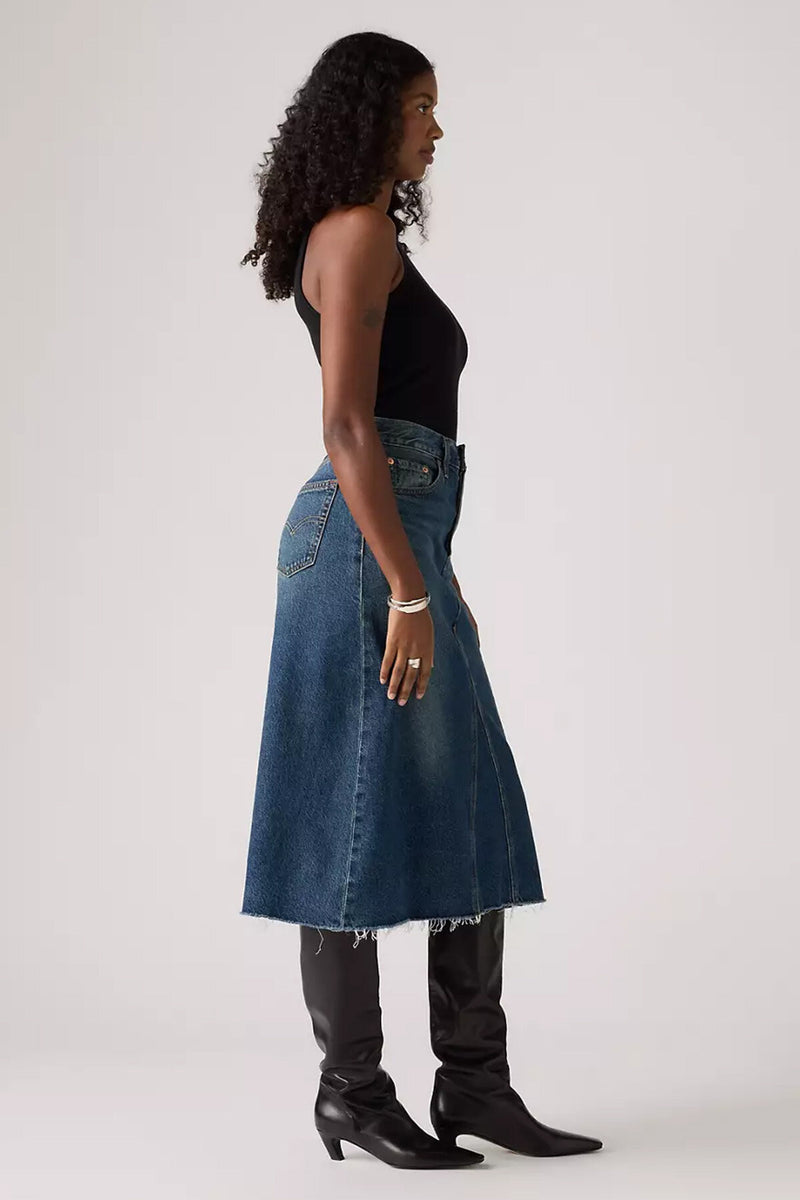 High Rise A-line Decon Skirt