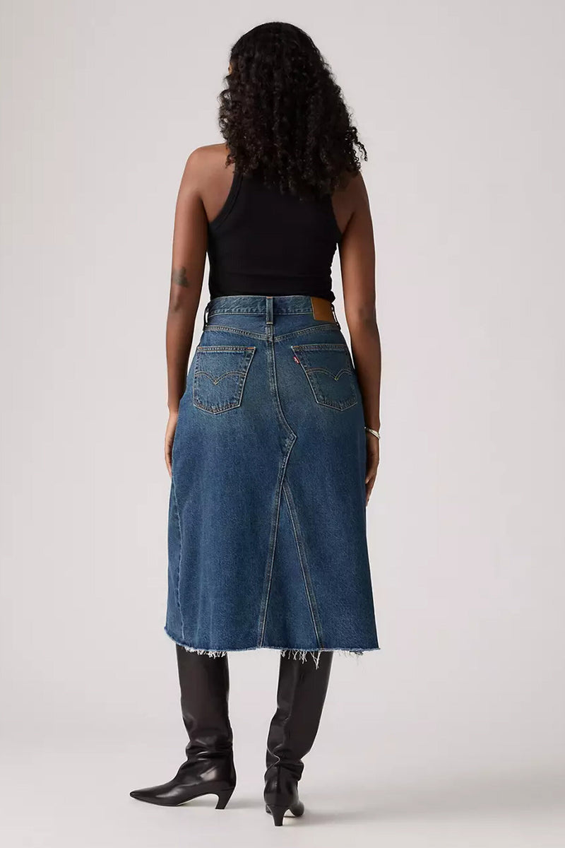 High Rise A-line Decon Skirt