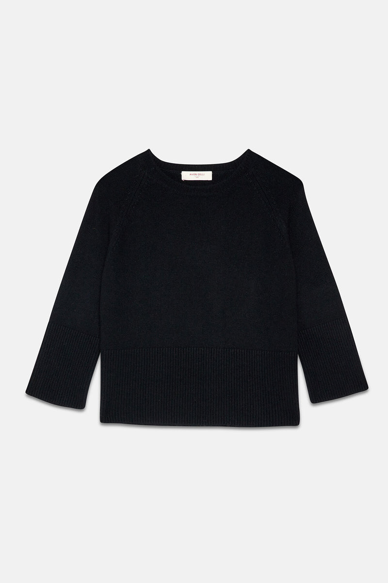 Raglan Crew Neck Sweater