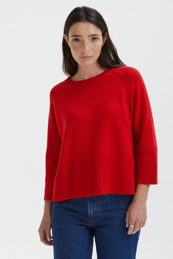 Maglione Raglan Girocollo