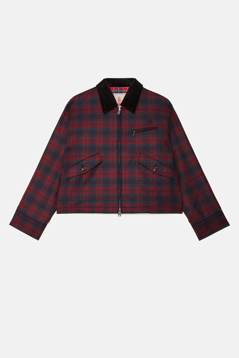 GIACCA DA LAVORO A QUADRI DA DONNA