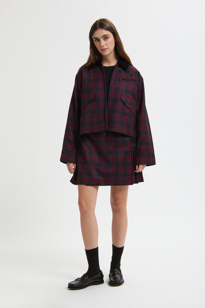 GIACCA DA LAVORO A QUADRI DA DONNA