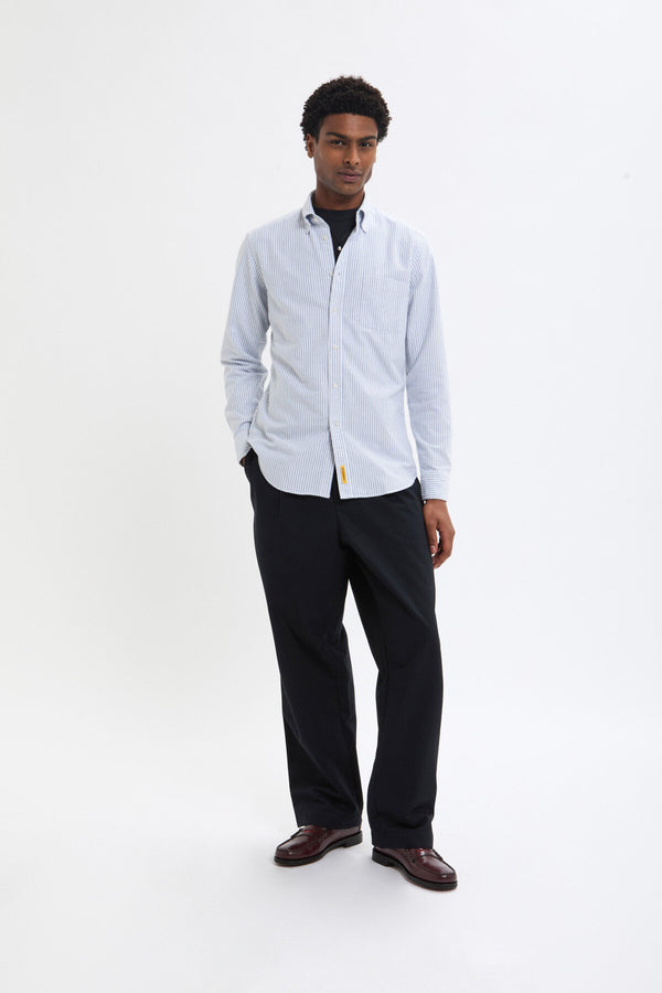 Bradford striped long-sleeved shirt