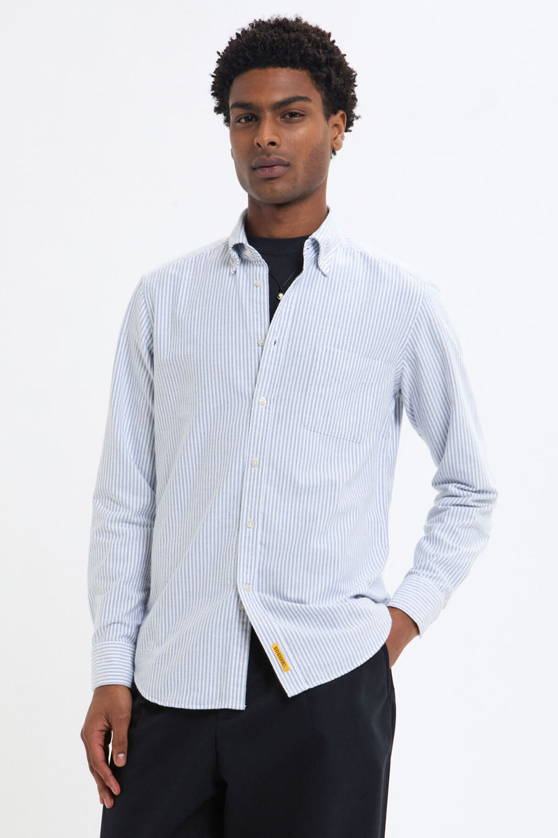 Bradford striped long-sleeved shirt