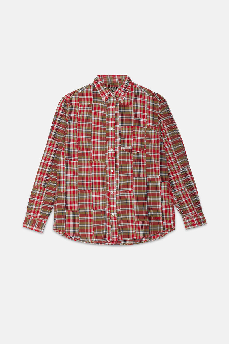 Camicia BD con motivo a quadri e tasca sul petto