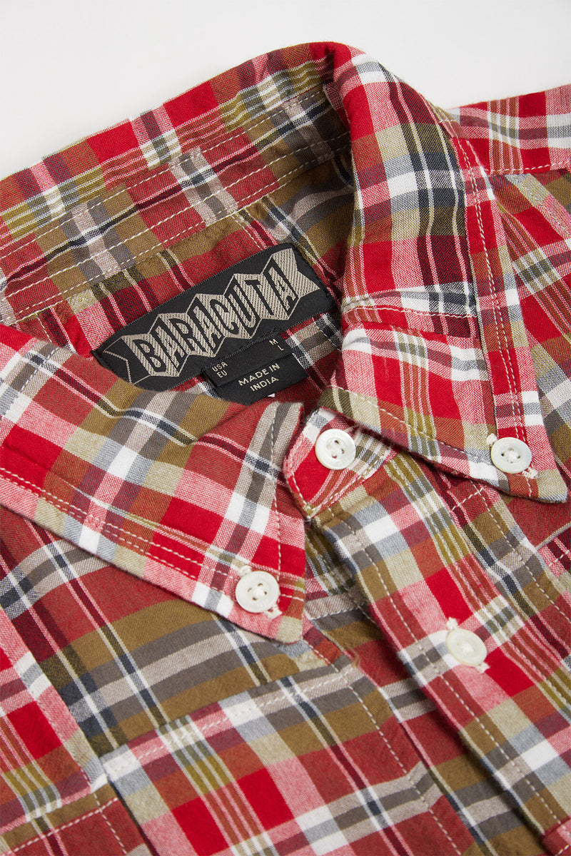 Camicia BD con motivo a quadri e tasca sul petto