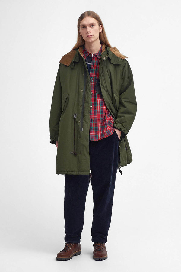 Parka casual in stile mod Barbour x Baracuta