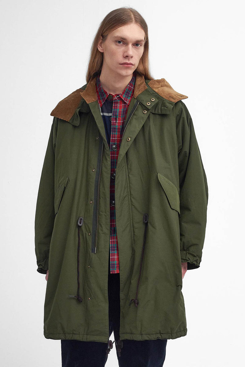 Parka casual in stile mod Barbour x Baracuta