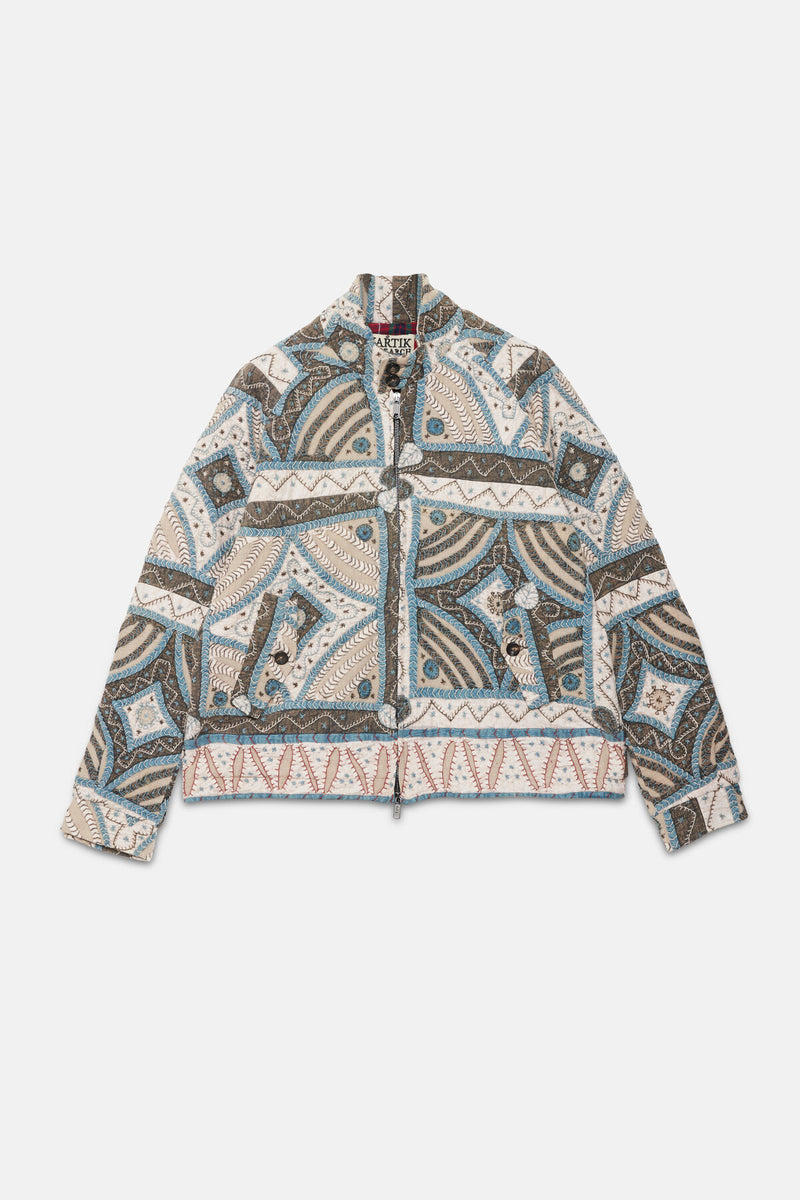 Giacca G4 patchwork Kartik Research x Baracuta