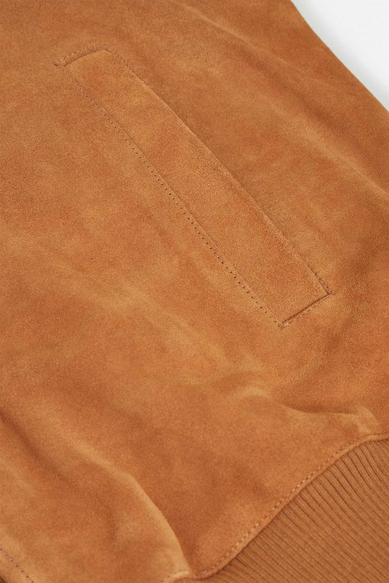 Giacca sportiva in pelle scamosciata Roughout