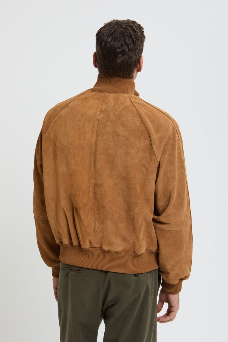 Giacca sportiva in pelle scamosciata Roughout