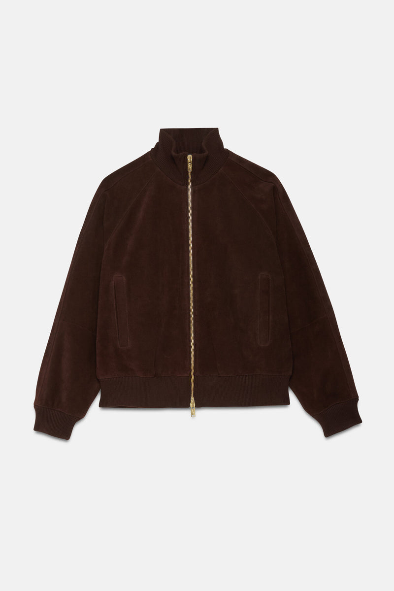 Giacca sportiva in pelle scamosciata Roughout