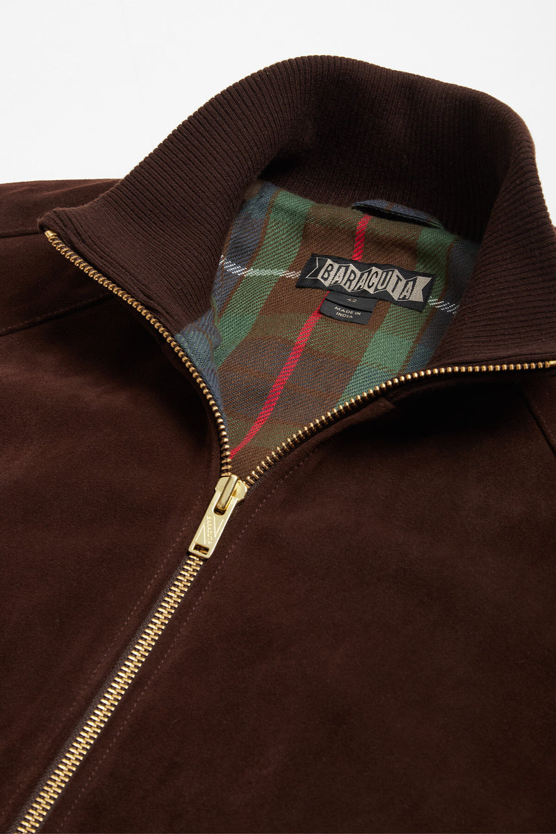Giacca sportiva in pelle scamosciata Roughout