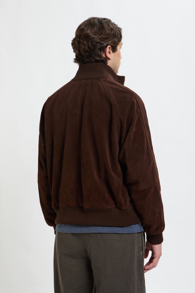 Giacca sportiva in pelle scamosciata Roughout