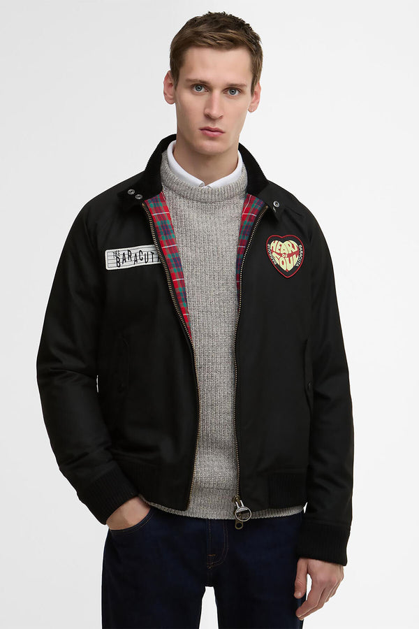 BARBOUR X BARACUTA BADGED PORTON WAX JACKET