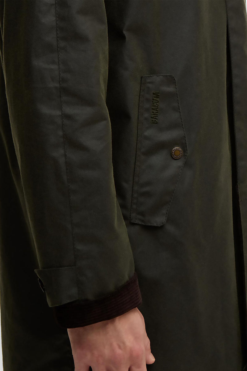 BARBOUR X BARACUTA TYNE WAXED COAT
