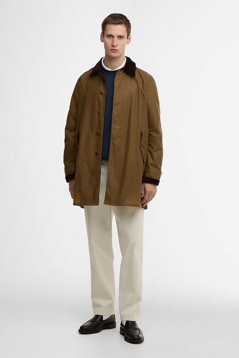 BARBOUR X BARACUTA TYNE WAXED COAT