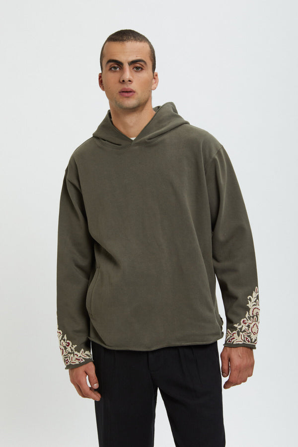 Kartik Research x Baracuta Embroidered Hoodie