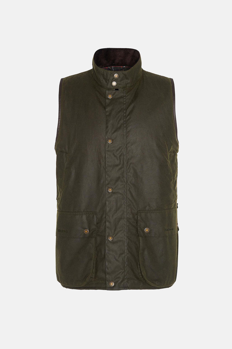 Gilet cerato oversize Barbour x Baracuta