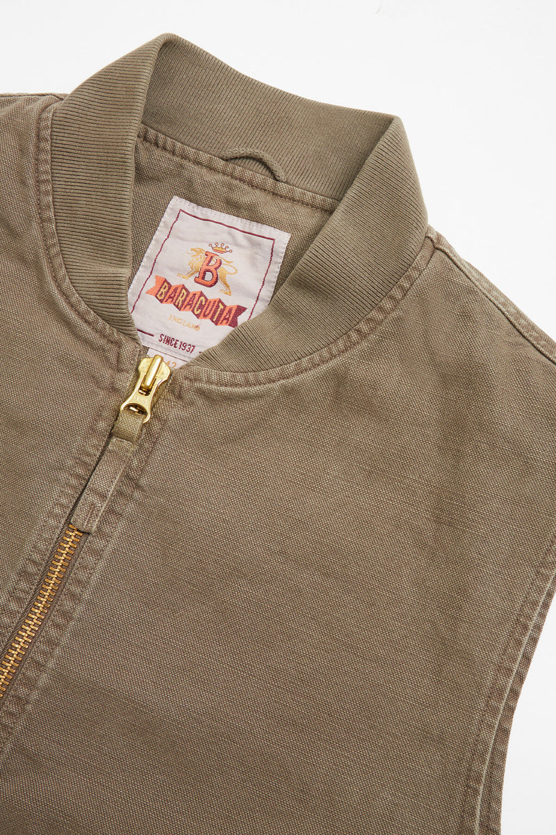 Gilet in Canvas Tinto Capo
