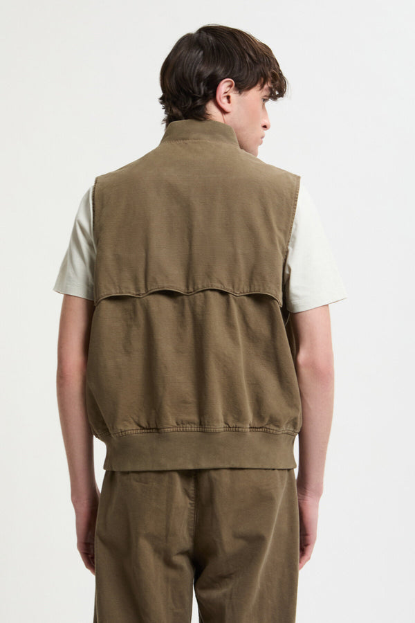 Gilet in Canvas Tinto Capo