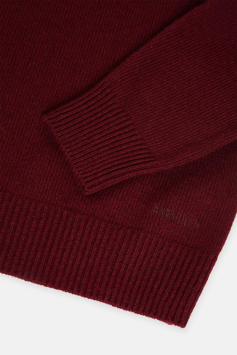 MAGLIONE A COLLO ALTO CON LOGO A FISARMONICA