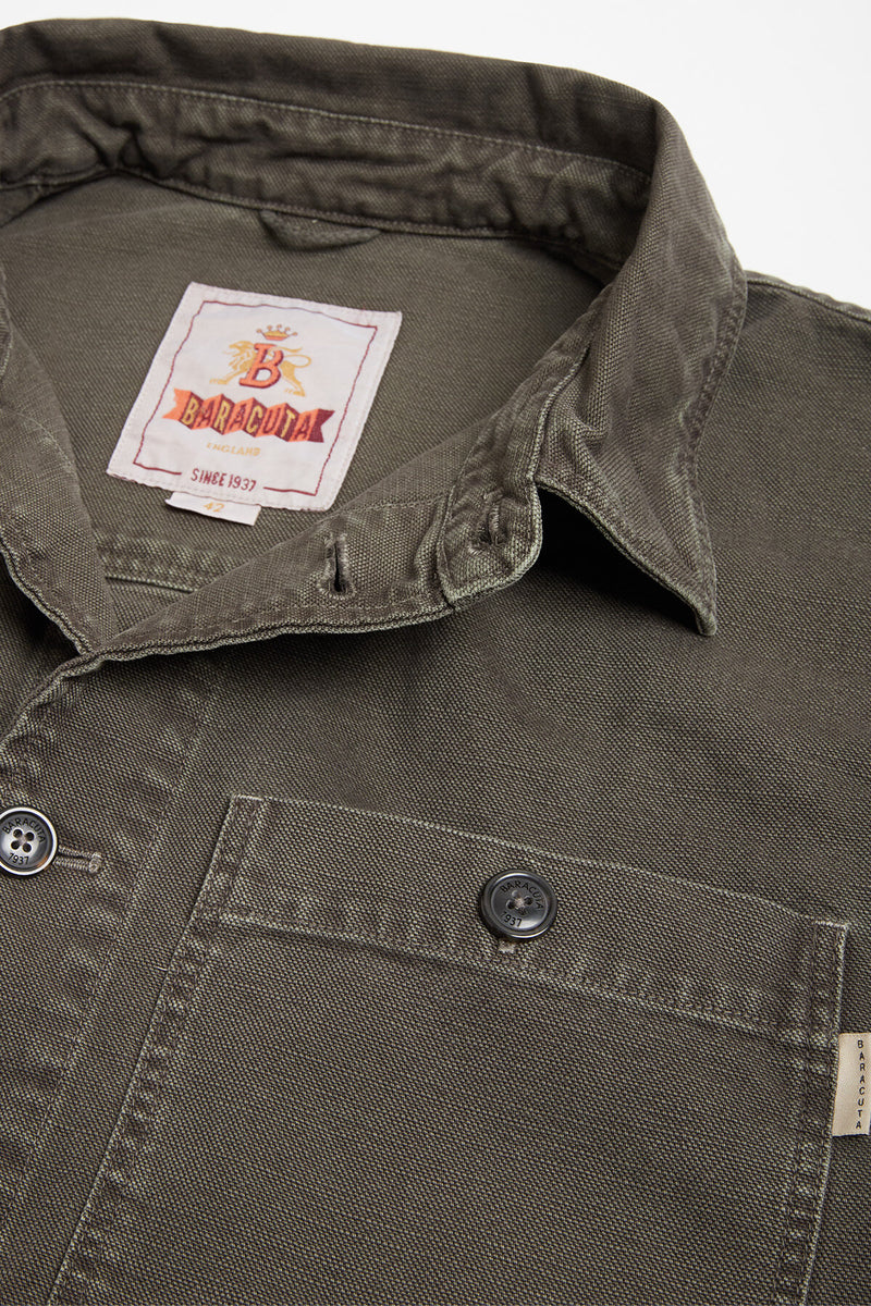 Overshirt in Canvas Tinto Capo