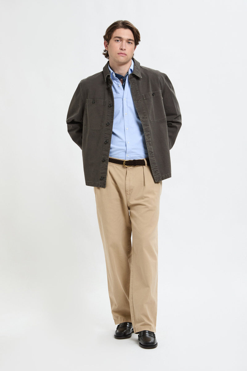 Overshirt in Canvas Tinto Capo
