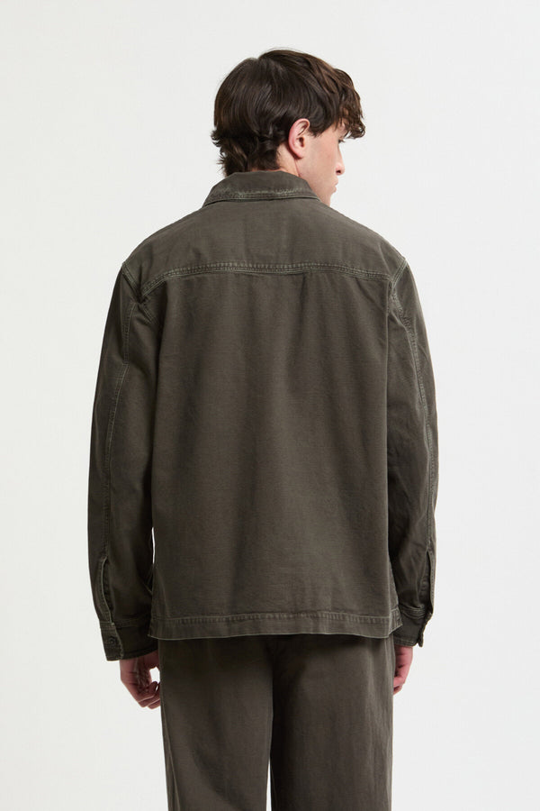 Overshirt in Canvas Tinto Capo