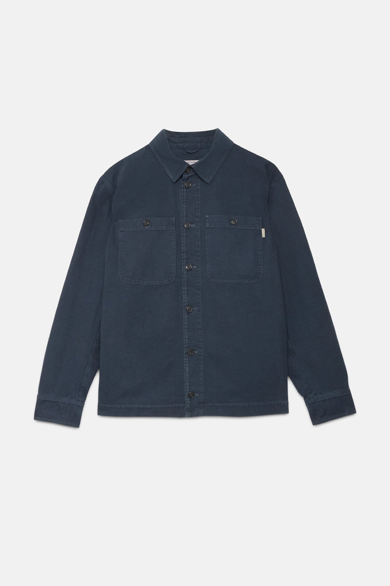 Overshirt in Canvas Tinto Capo