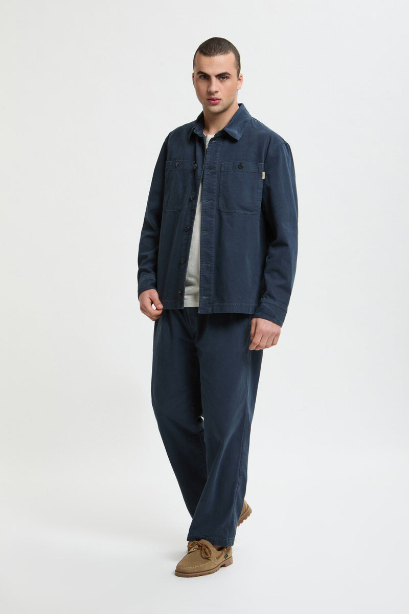 Overshirt in Canvas Tinto Capo
