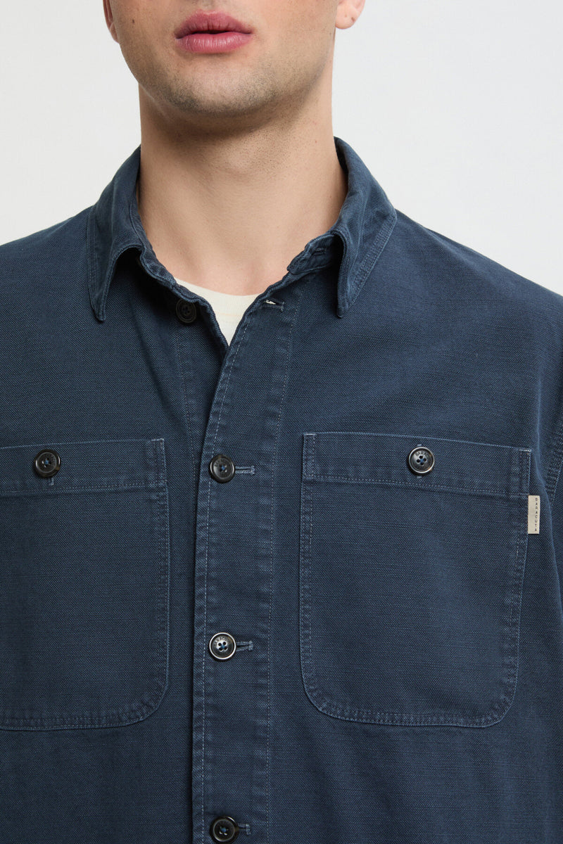 Overshirt in Canvas Tinto Capo