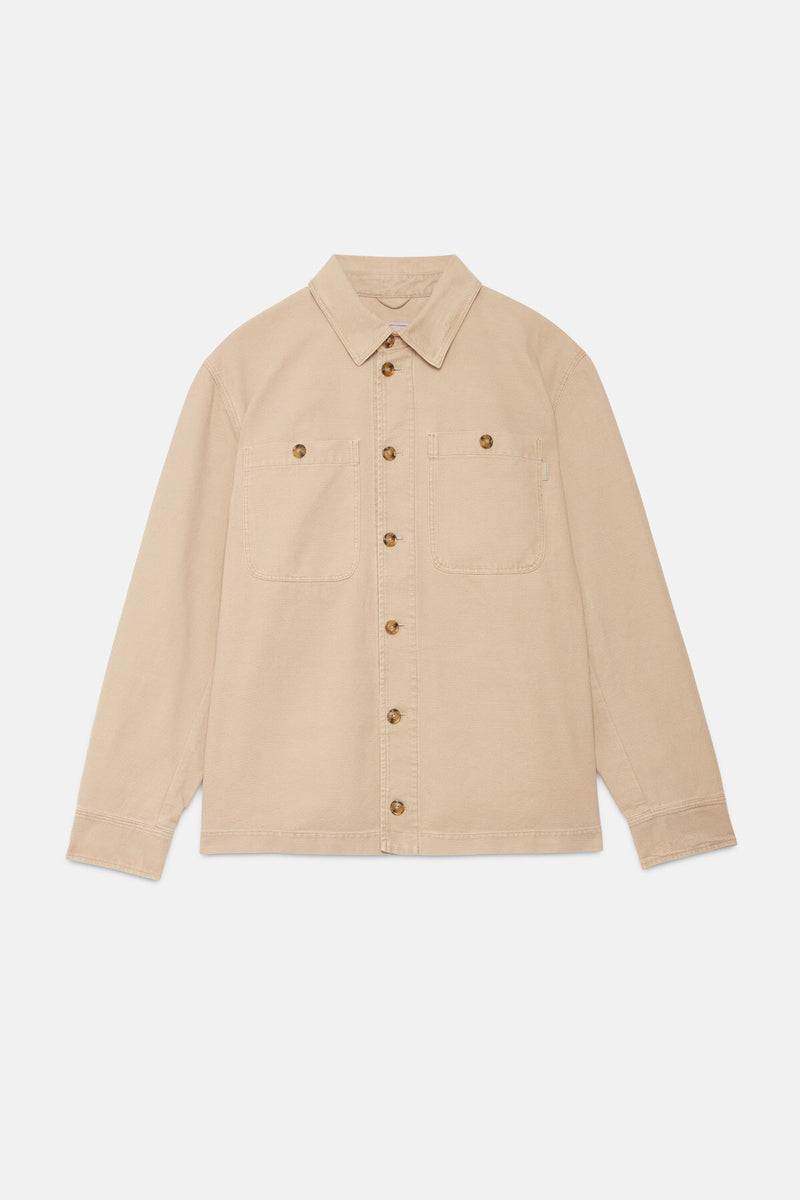 Overshirt in Canvas Tinto Capo