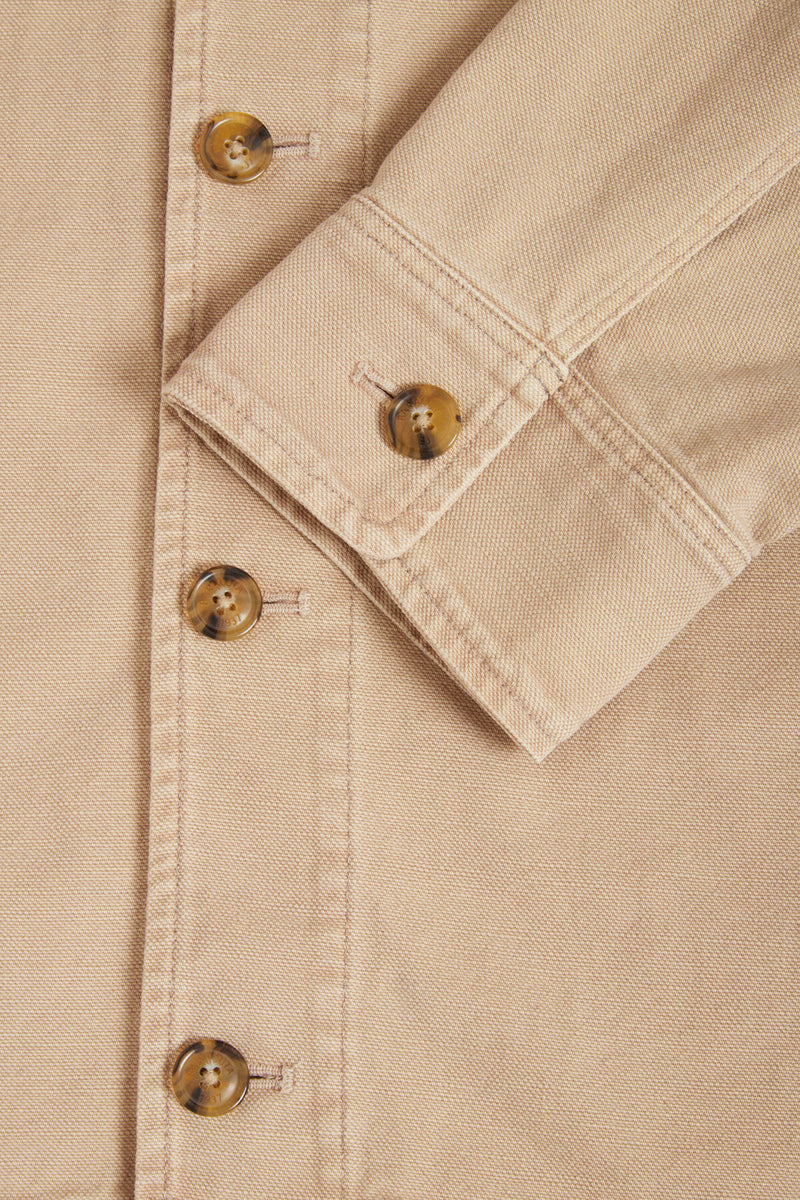 Overshirt in Canvas Tinto Capo