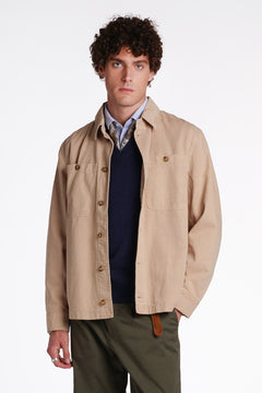 Canvas Garment Dyed Overshirt